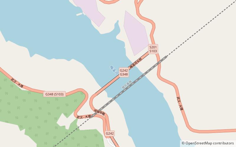 Meixi River Bridge location map
