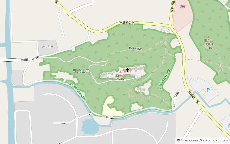 Sheshan Observatory location map