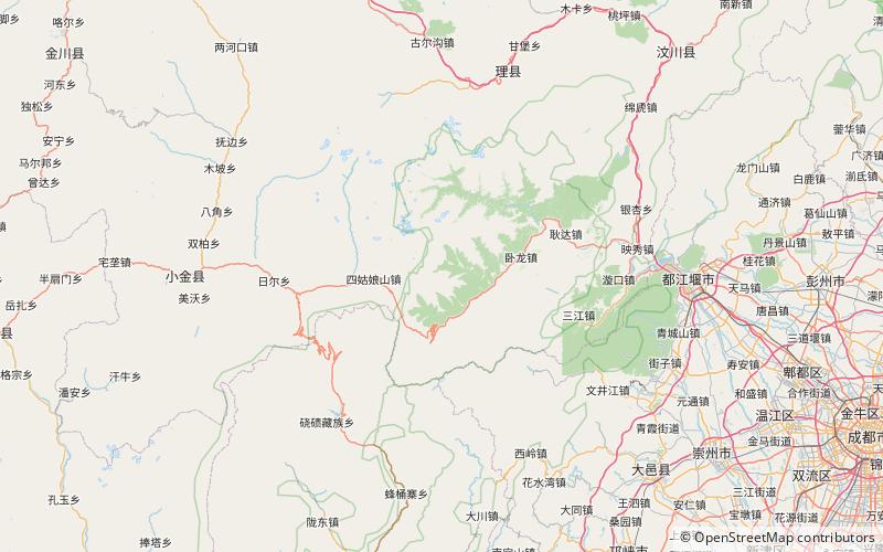 Qionglai Shan location map