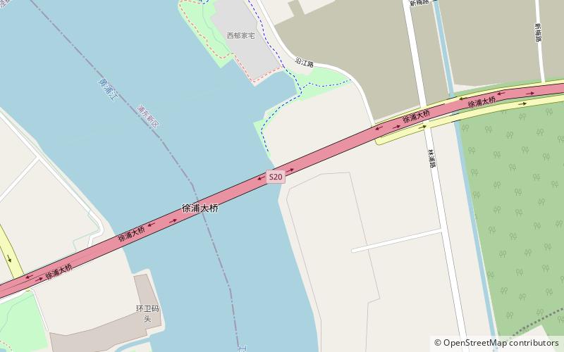 Xupu Bridge location map