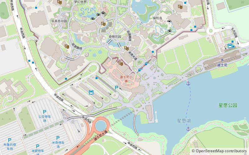 Disneytown location map