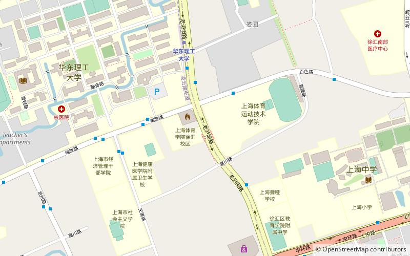 east china university of science and technology szanghaj location map