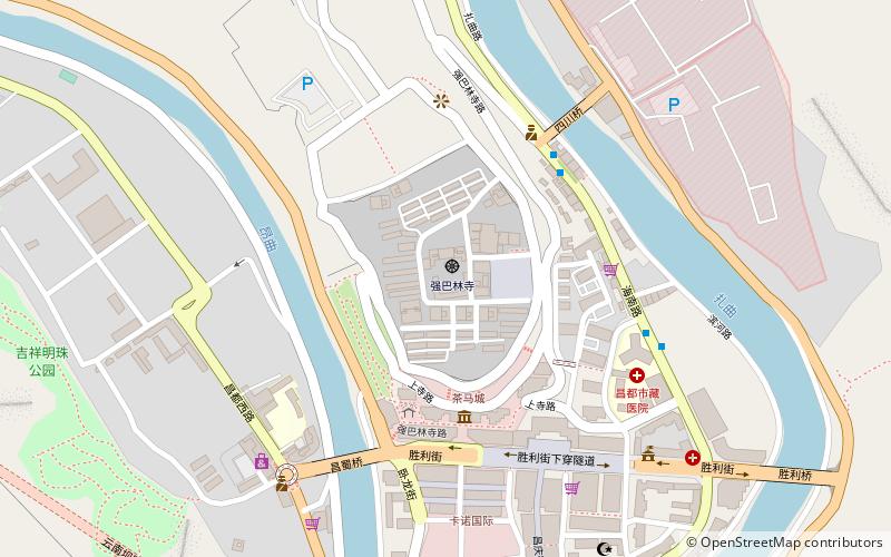 Galden Jampaling location map