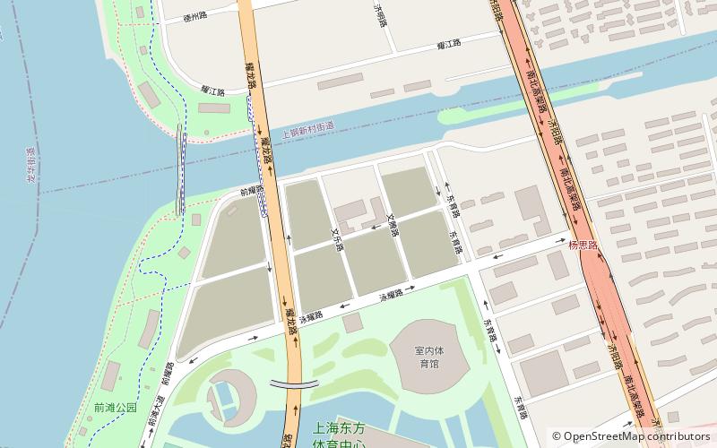 Qiantan International Business Zone location map