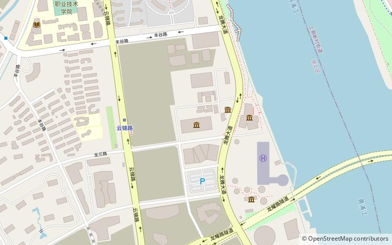 west bund art center szanghaj location map