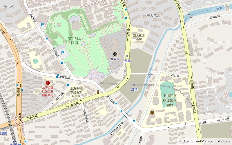 Longhua Pagoda location map
