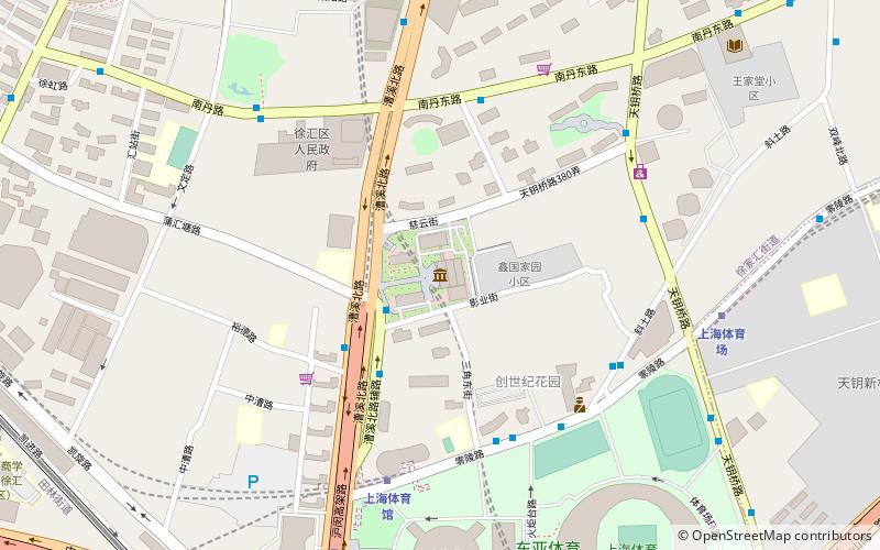 Shanghai Film Museum location map