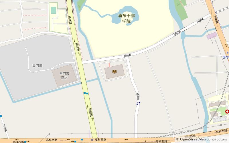 Pudong Library location map
