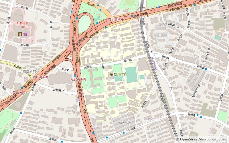 Donghua University location map