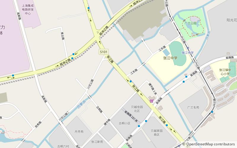 Zhangjiang Town location map