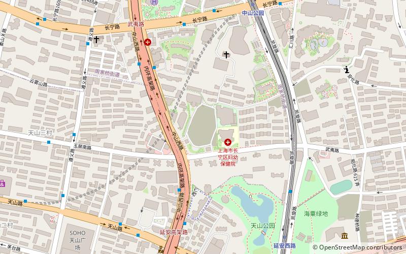 shanghai international gymnastic center szanghaj location map