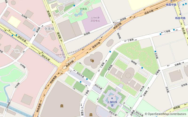 Centro de arte oriental de Shanghái location map