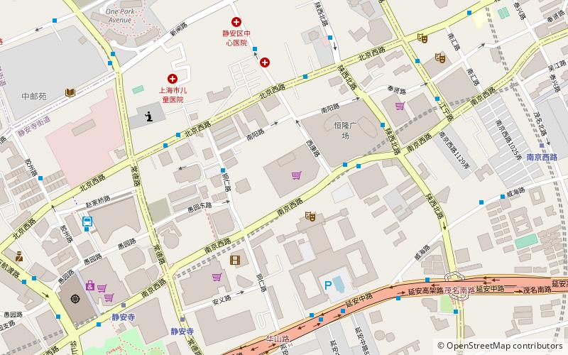Shanghai Centre location map