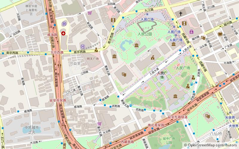 Shanghai Grand Theater location map