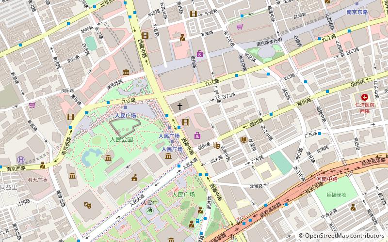 Raffles City Shanghai location map