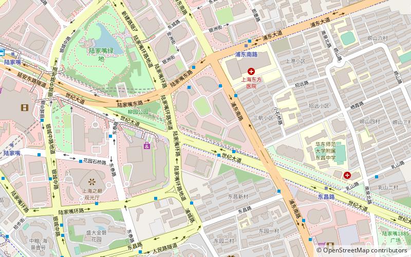 pudong international information port szanghaj location map