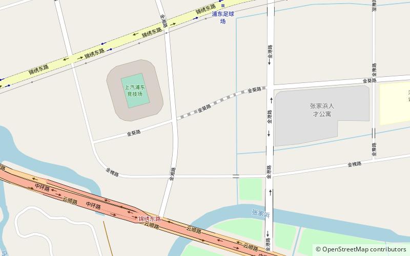 Pudong Football Stadium location