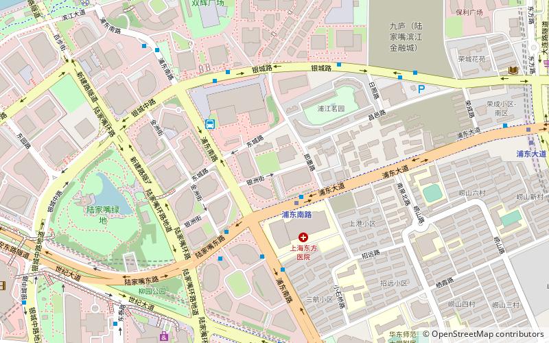 One Lujiazui location map