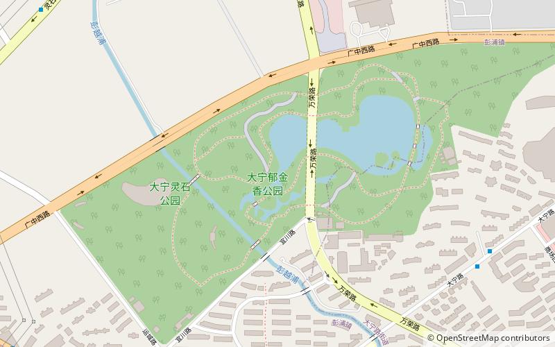 Daning Lingshi Park location