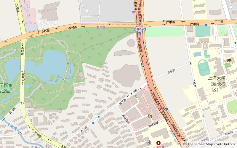 zhabei stadium shanghai location map