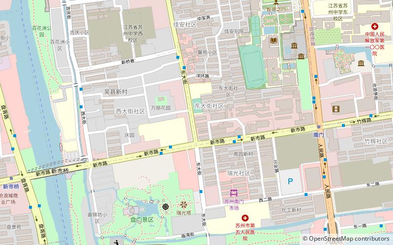 suzhou arts and crafts museum location map