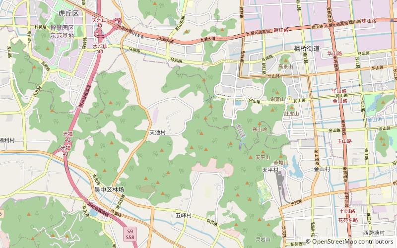 steinhalle des jijian tempels suzhou location map