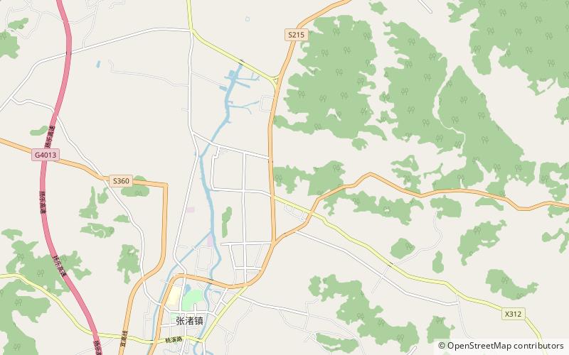 Guoshan Stele location map