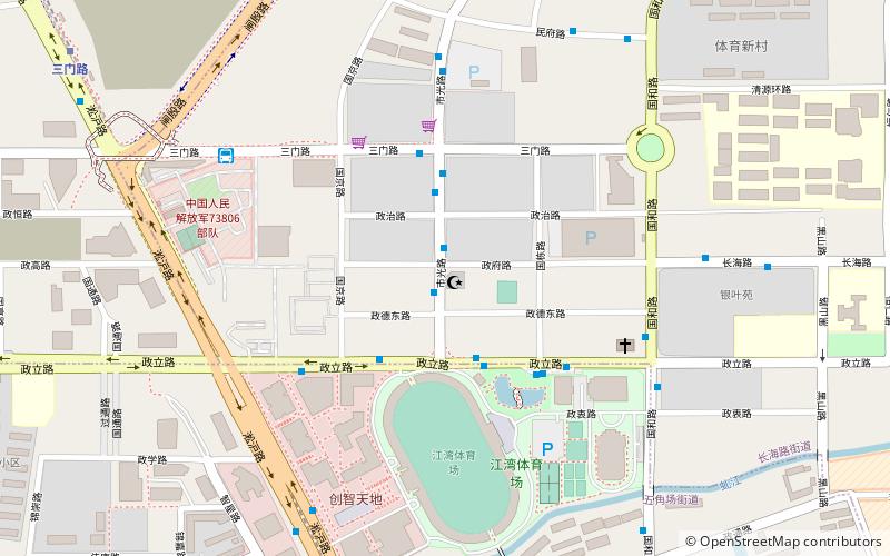 Jiangwan Mosque location map