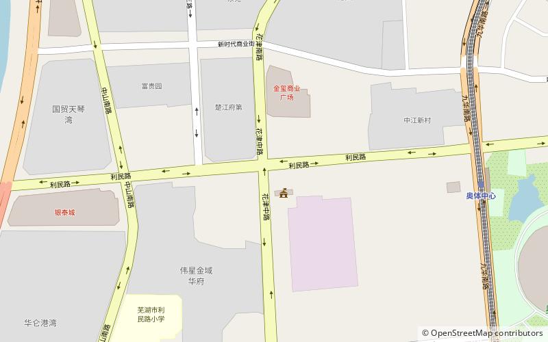 yijiang district wuhu location map