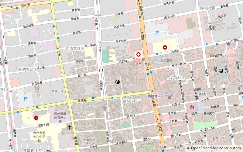 cheng huang miao suzhou location map
