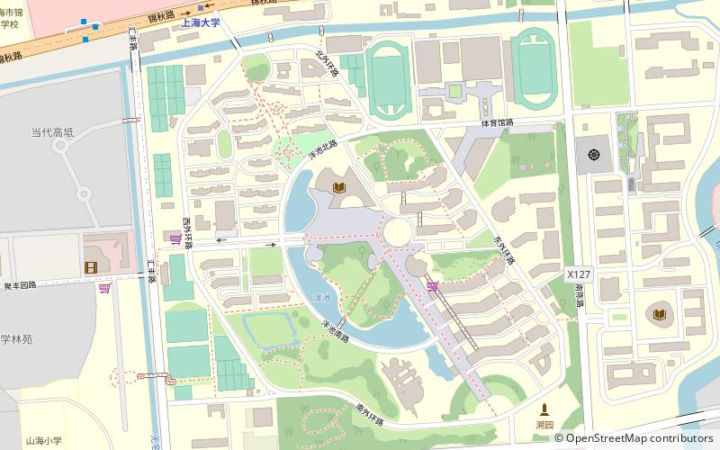 Université de Shanghai location map