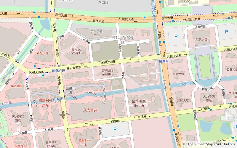 Suzhou Supertower location map