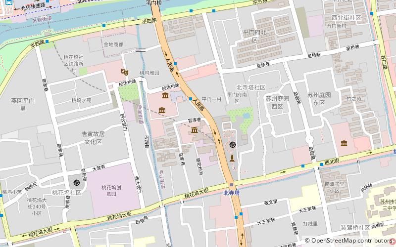 suzhou silk museum location map