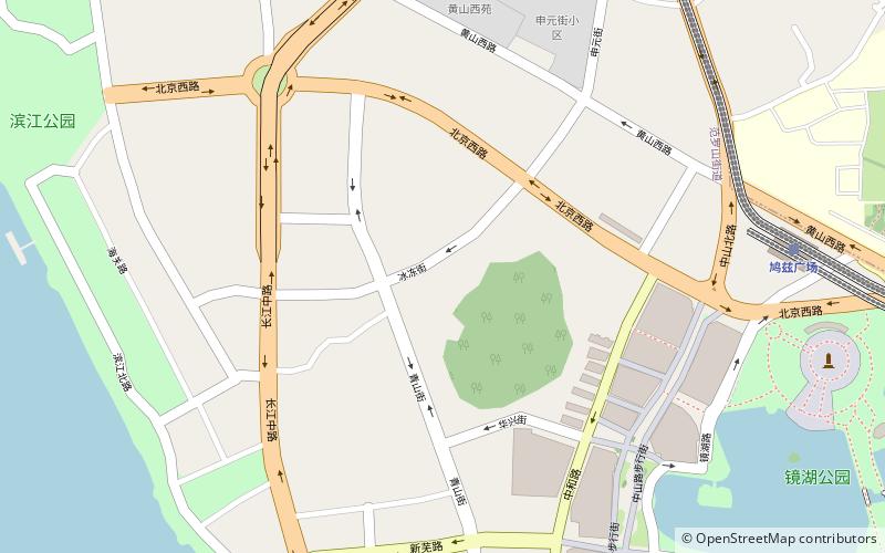 jinghu qu wuhu location map