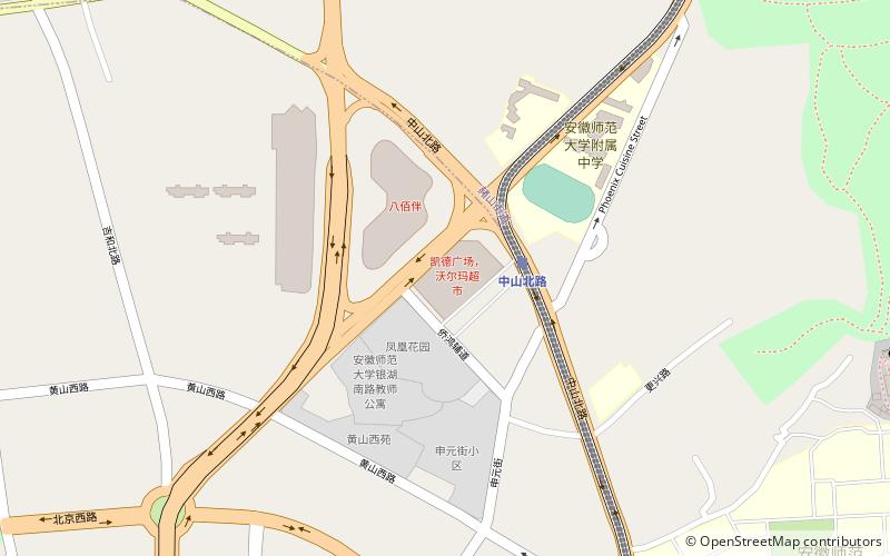 kai de guang chang wo er ma chao shi wuhu location map