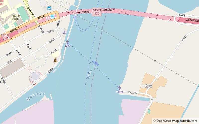 wusong shanghai location map