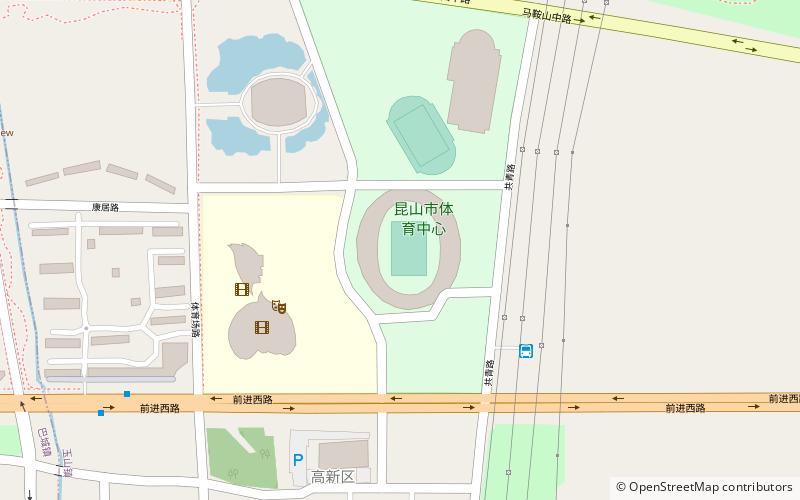 kunshan stadium location map