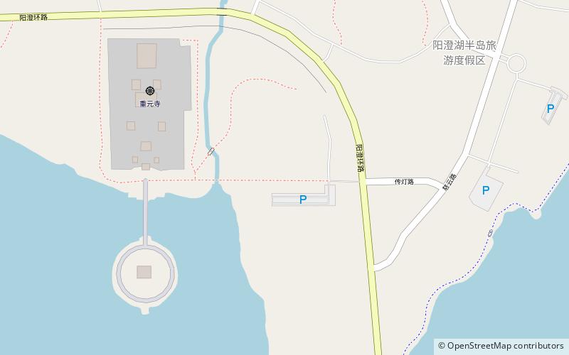 Chongyuan Temple location map