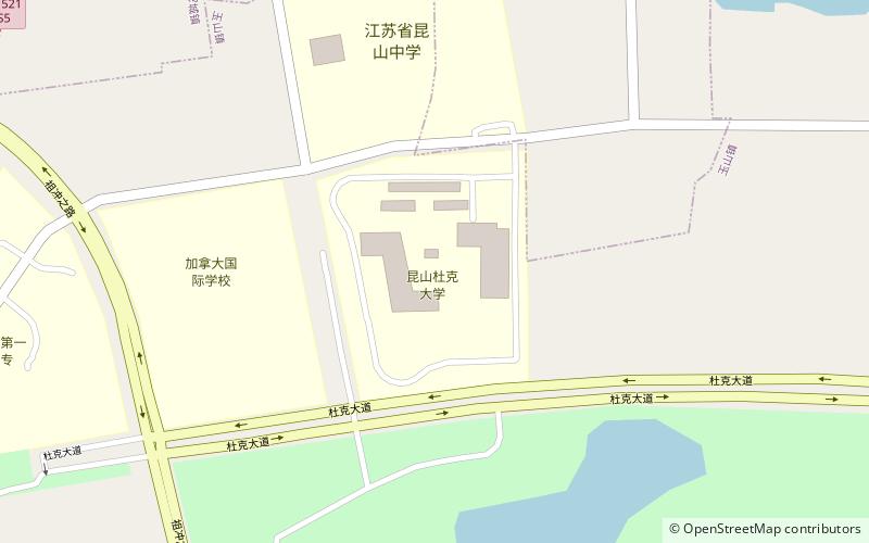 Duke Kunshan University location map