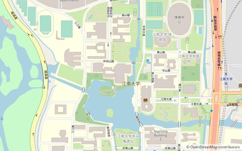 Jiangnan University location map