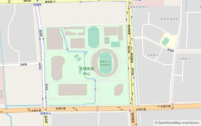wuxi sports center location map