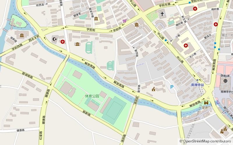Wuxi Mosque location map