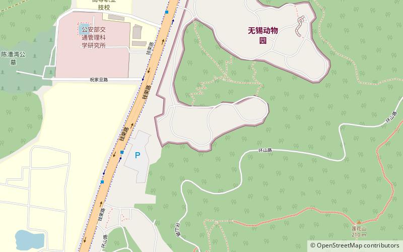 tai hu huan le yuan wuxi location map
