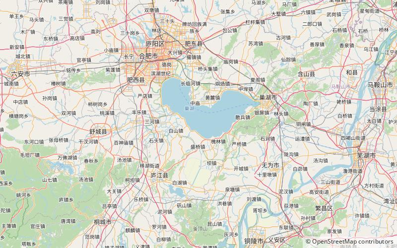 Chao Hu location map