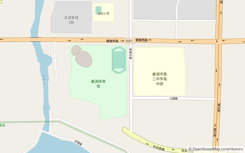chaohu stadium location map