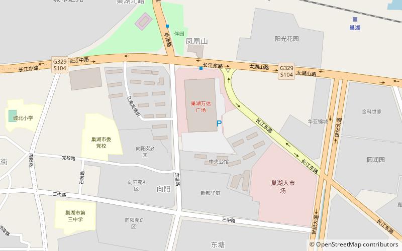 Chaohu location map