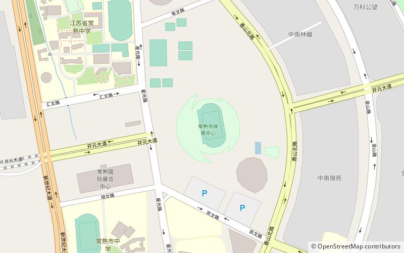 changshu stadium location map