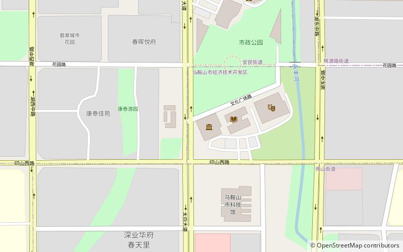 ma an shan shi bo wu guan maanshan location map