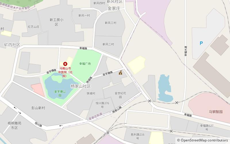jinjiazhuang district maanshan location map
