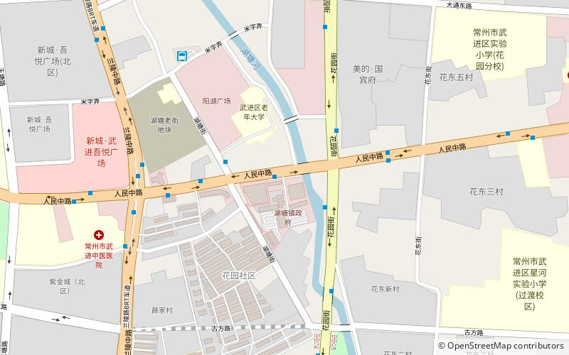 hutang changzhou location map